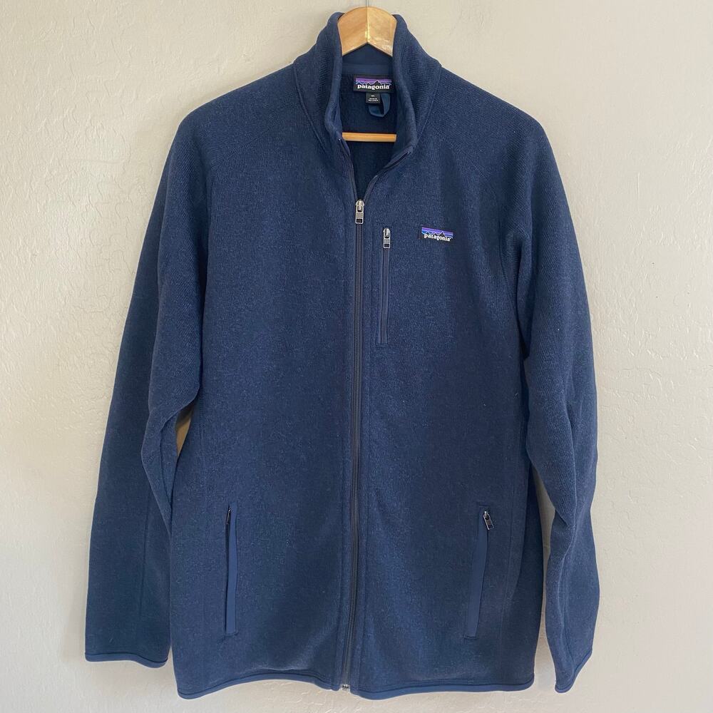 Patagonia Better Sweater Fleece Jacket Mens Sz XL Full Zip New Navy Blue
